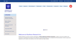 Desktop Screenshot of pantheonresearch.com