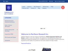 Tablet Screenshot of pantheonresearch.com